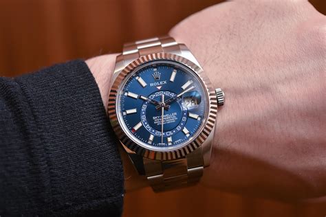 rolex new sky dweller|rolex sky dweller price range.